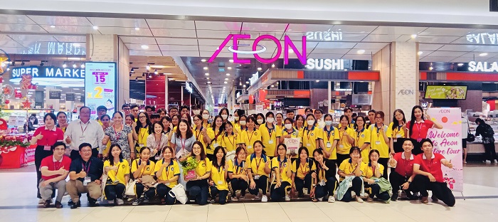Sinh viên ngành Quản trị kinh doanh UFM tham quan học tập thực tế tại Công Ty TNHH AEON MALL Việt Nam