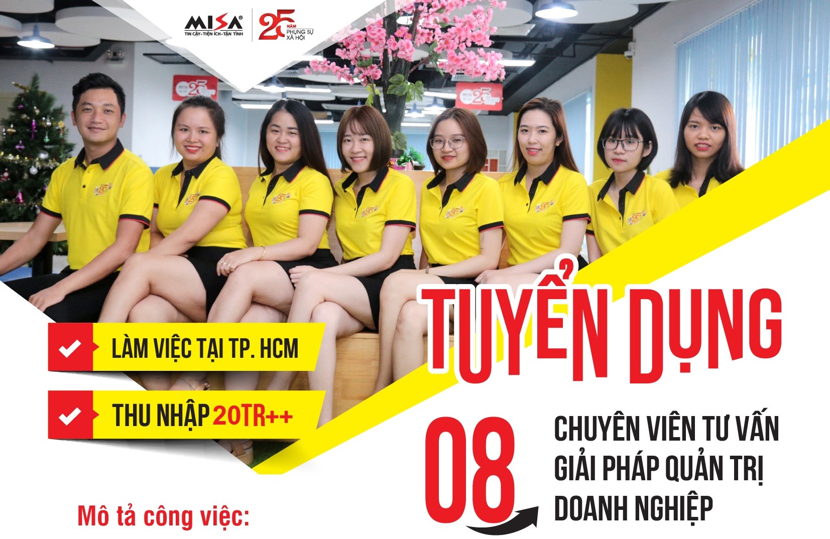 Tuyển dụng nhân viên kinh doanh của MISA (Tháng 10/2019)